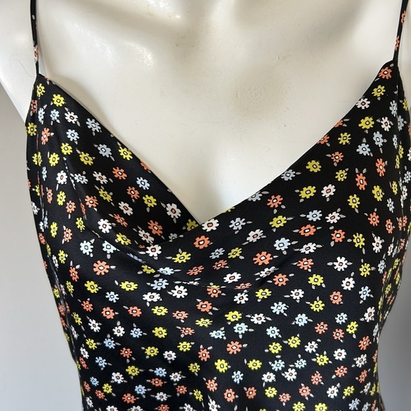 ATM ANTHONY THOMAS MELILLO Gathered floral print silk crepe de chine camisole M - Picture 4 of 15